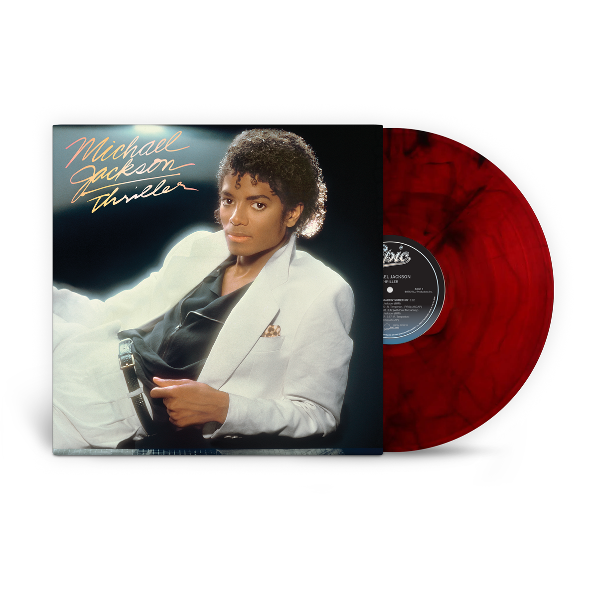 Thriller Red & Black Marble Vinyl